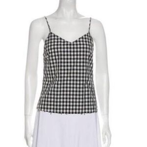 Marques’ Almeida Black gingham tank top